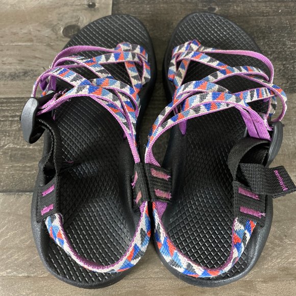 Chaco ZX/2 Classic Camper Purple Hiking Sandals - Picture 6 of 8